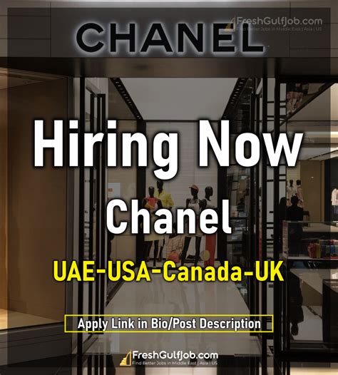 foundation chanel jobs|chanel work from home jobs.